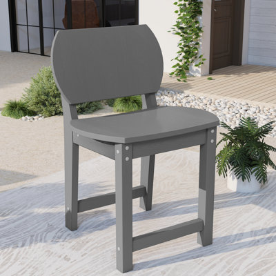 Petit ensemble de salle à manger d'extérieur carré en polyester 32,1 po pour 4 personnes avec table
