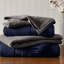 Ensemble de 4 serviettes de bain en coton ultra-doux 800 g/m², couleur anthracite, qualité supérieure pour la maison