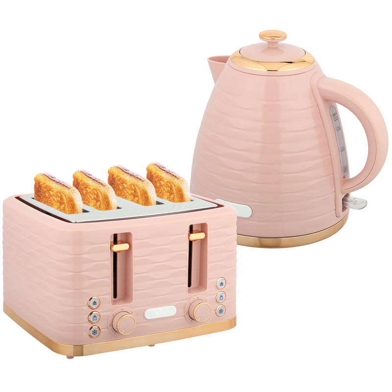 Kettle and Toaster Set, Pink