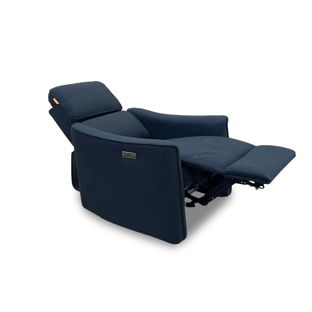 Electric Recliner Armchair in Navy Blue Boss Chair, Office Chair