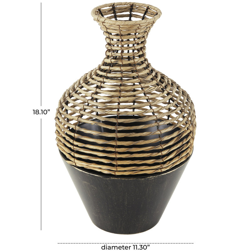 Vase de table en métal