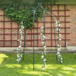 71'' W x 17'' D Metal Arbor in Green