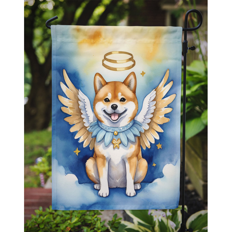Shiba Inu, mon ange, drapeau du jardin