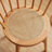 Durable Rectangular Red Oak Rattan Dining Table