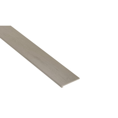 1.25 in. T x 47.24 in. L x 12 in. W Hybrid Rigid Flooring Trim Eased Edge Stair Tread