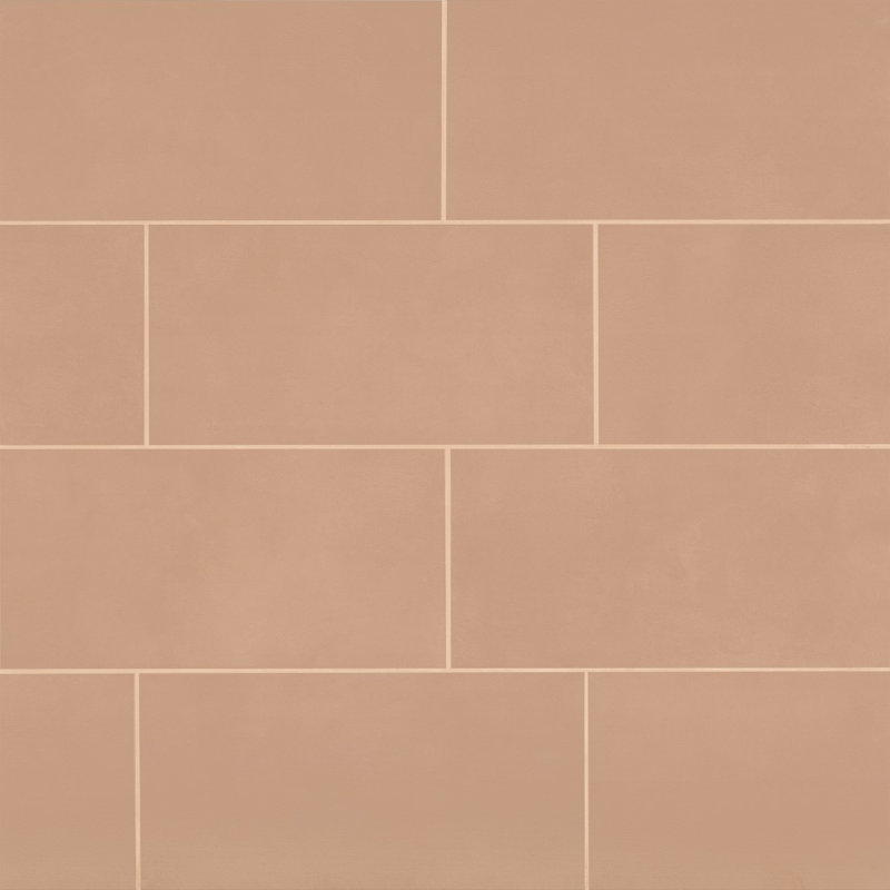 Sahara 24" x 12" Porcelain Wood Look Wall & Floor Tile, Cotto