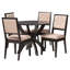 Ensemble repas pour quatre personnes