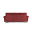 Canapé modulaire réversible en velours rouge paprika