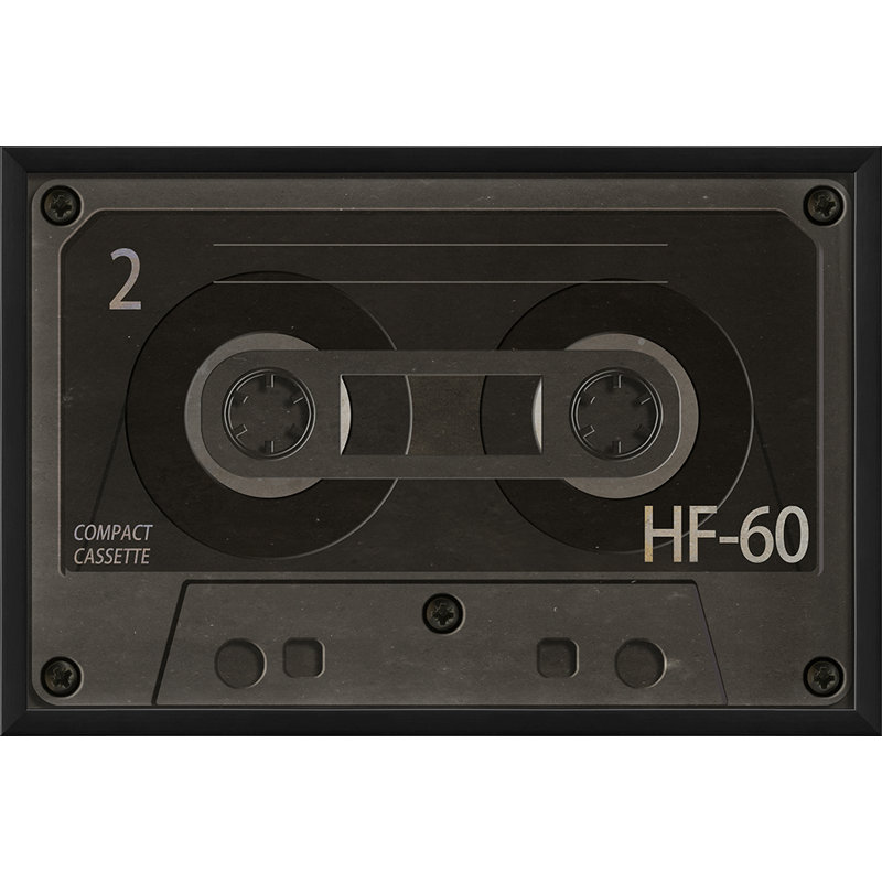 Cassette à ruban, impression encadrée