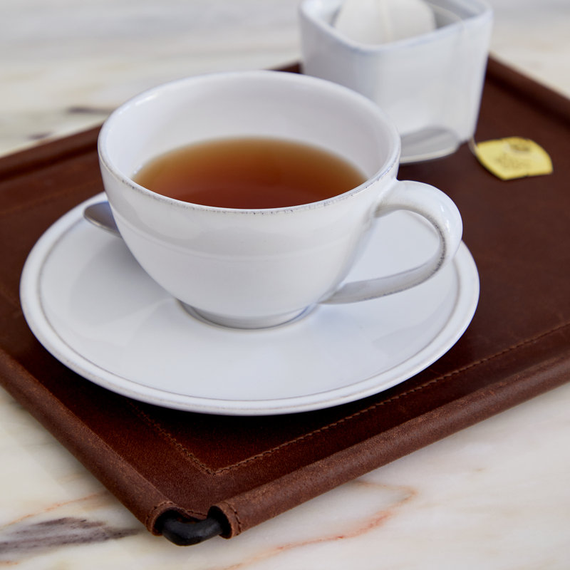 Leather / Faux Leather Tray, 10.25"Wx12"Dx1"H