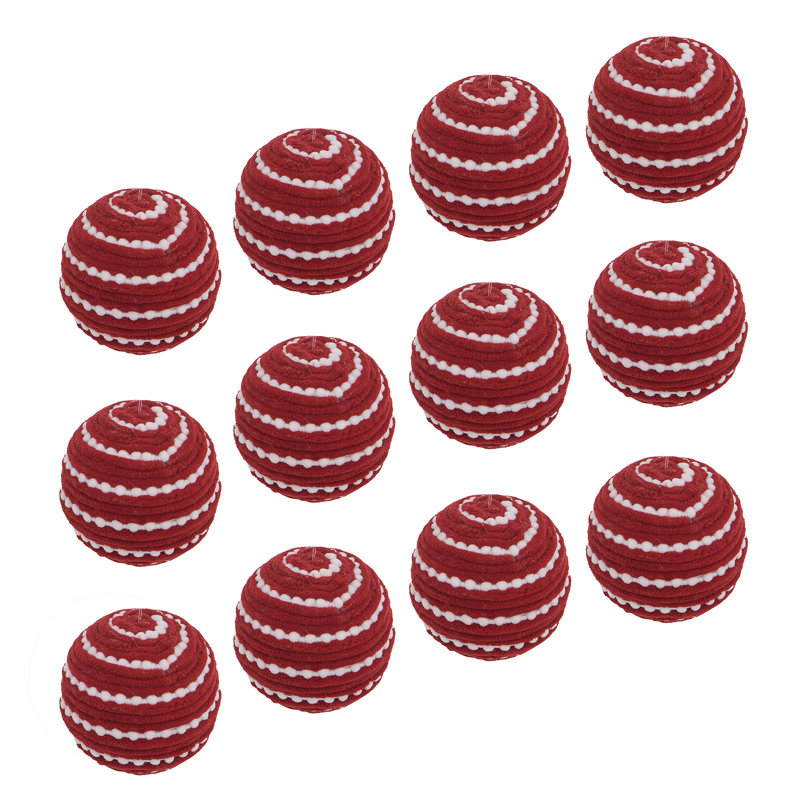 Ornements de boule de Noël D3,9 ", boules de Noël suspendues décoratives pour la fête des Fêtes