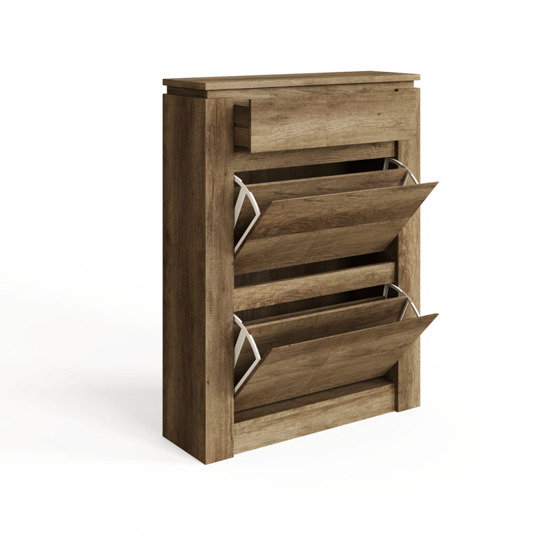 Allred 12 Pair Shoe Storage Cabinet