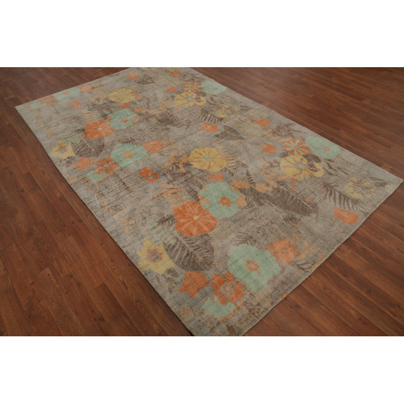 Tapis de style oriental Art déco 5 x 8