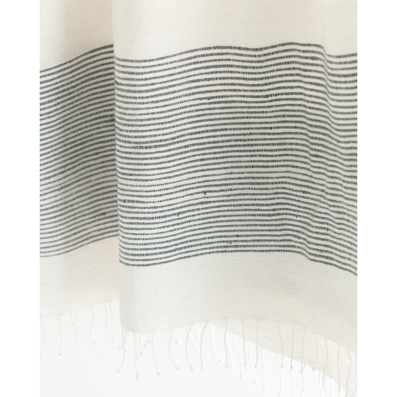 Serviette de bain en coton Riviera, Marine