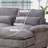 126‘’W U Shaped Cloud Couch Sectional Sofa,chenille Cloud Black Sectional Couches With Double Chaise Lounge For Living Room-1019852317