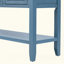 Grande console de rangement rétro Cambridge Series avec quatre petits tiroirs et une tablette inférieure pour les salons, les entrées et les cuisines-1441458330