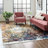 Modway Porch & Den Raye Distressed Floral Trellis Area Rug-444855167