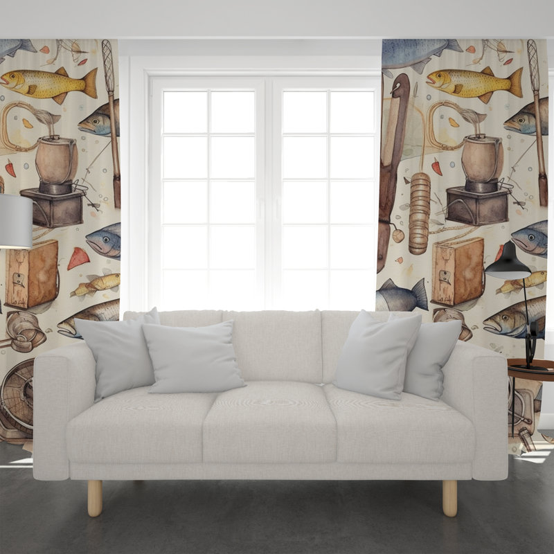 Paire de rideaux obscurcissant en polyester Greg, L 20 po x H 61 po