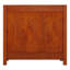 36" Maybeck Vanity - Tinted Oak With Left Offset Rect Undermount Sink - Carrara Marble Widespread