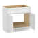 36" W Birch Plywood Freestanding Single Base Storage Cabinet with Soft Close Door