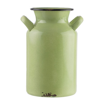 Pot en métal vert 8 po celestyn
