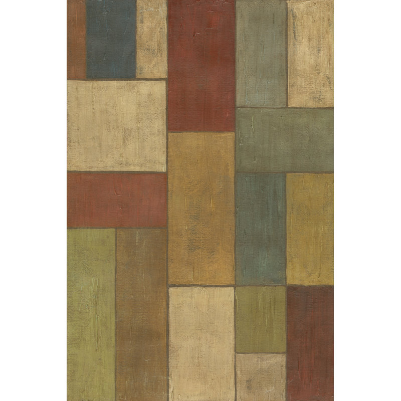 Tiled Abstract II by Megan Meagher - Wrapped Canvas Painting, 46cm H x 30cm W x 3.8cm D