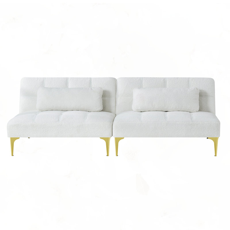 Convertible sofa bed, White