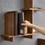 Tablette murale flottante en bois massif