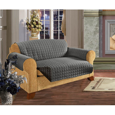 Polyester Box Cushion Sofa Slipcover