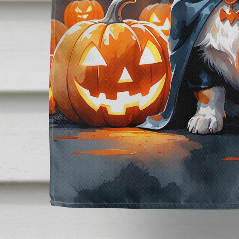 Drapeau de chiot Halloween House, Corgi