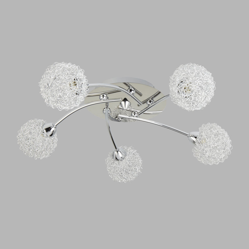5-Light Semi Flush Mount