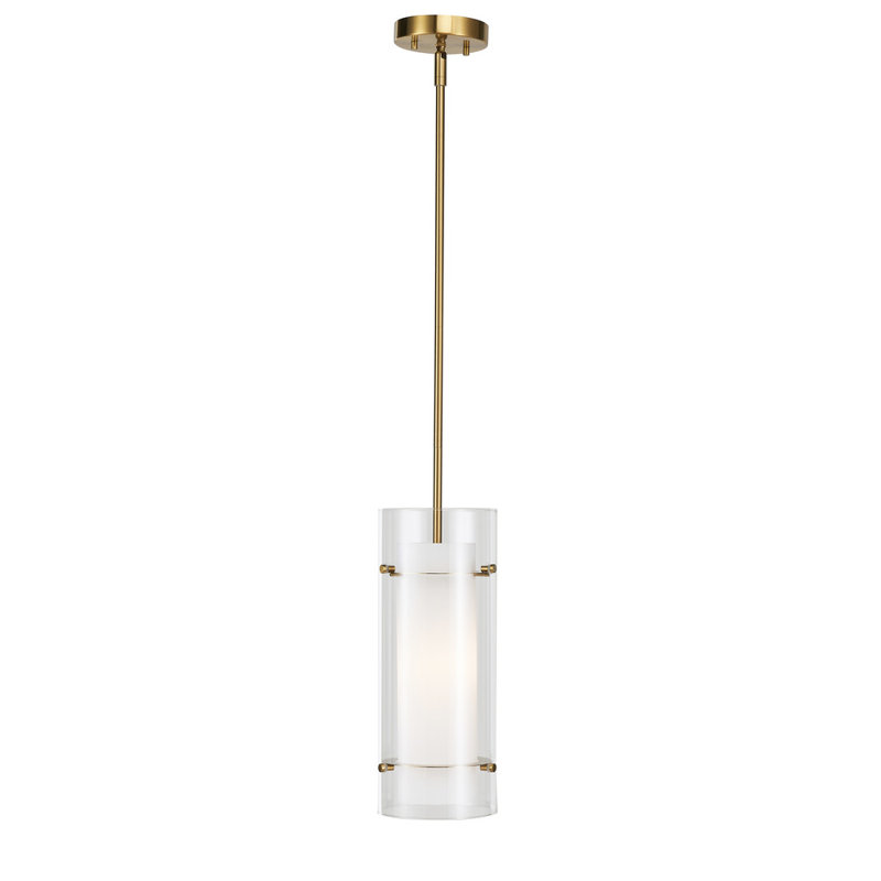 Luminaire suspendu 1 lumière Lonzy, Or