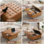 Repose-pieds carré avec rangement Delmontez-958406307