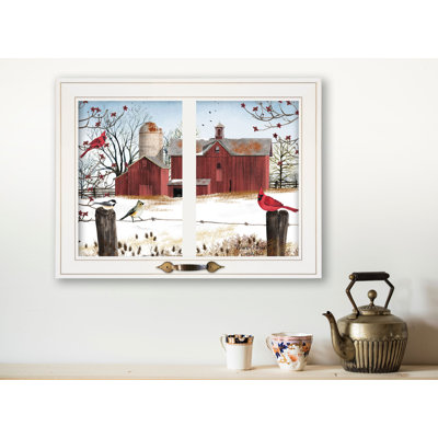 Winter Friends Framed Wall Art for Living Room, Home Wall Décor by Billy Jacobs
