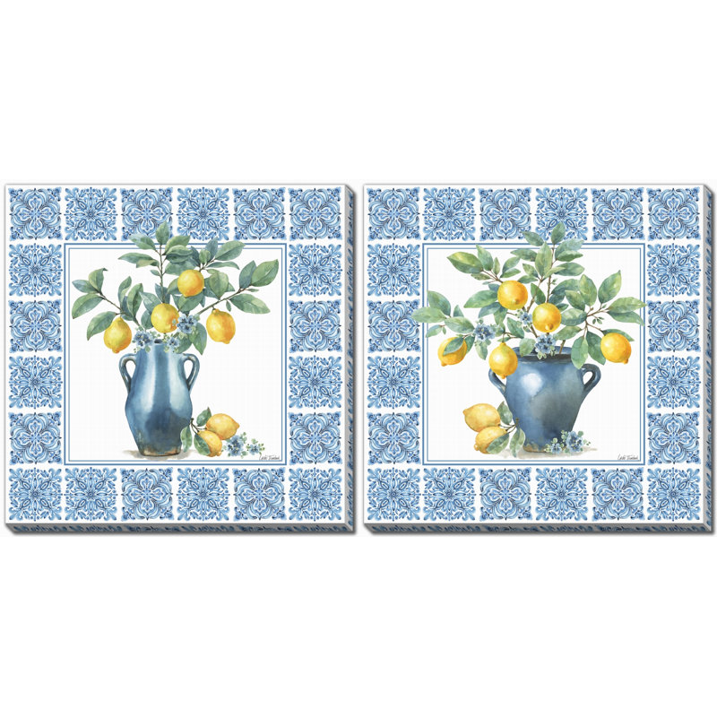 Le Citron Canvas Wall Art Set