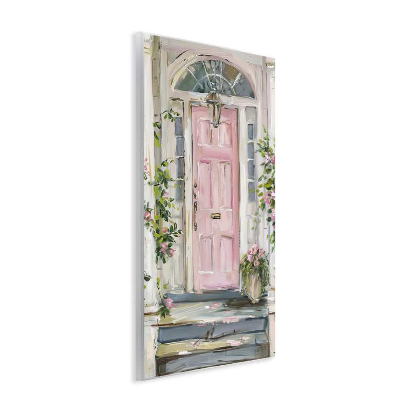 Art mural rose par Petal Prints Design, H 19 po x l 13 po
