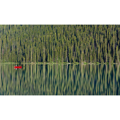 Red Canoe Print