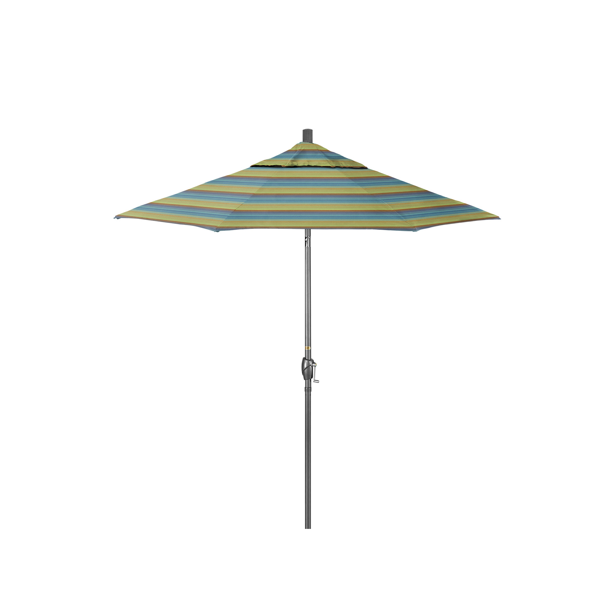 90'' Outdoor Umbrella, Yellow Performance Canvas, Gray, Sunbrella®
