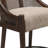 Paxon 26.25'' Seat Height Modern Solid Rubberwood Counter Stool With Cane Back And Upholstered Seat for Kitchen Islands-134972646-134972647