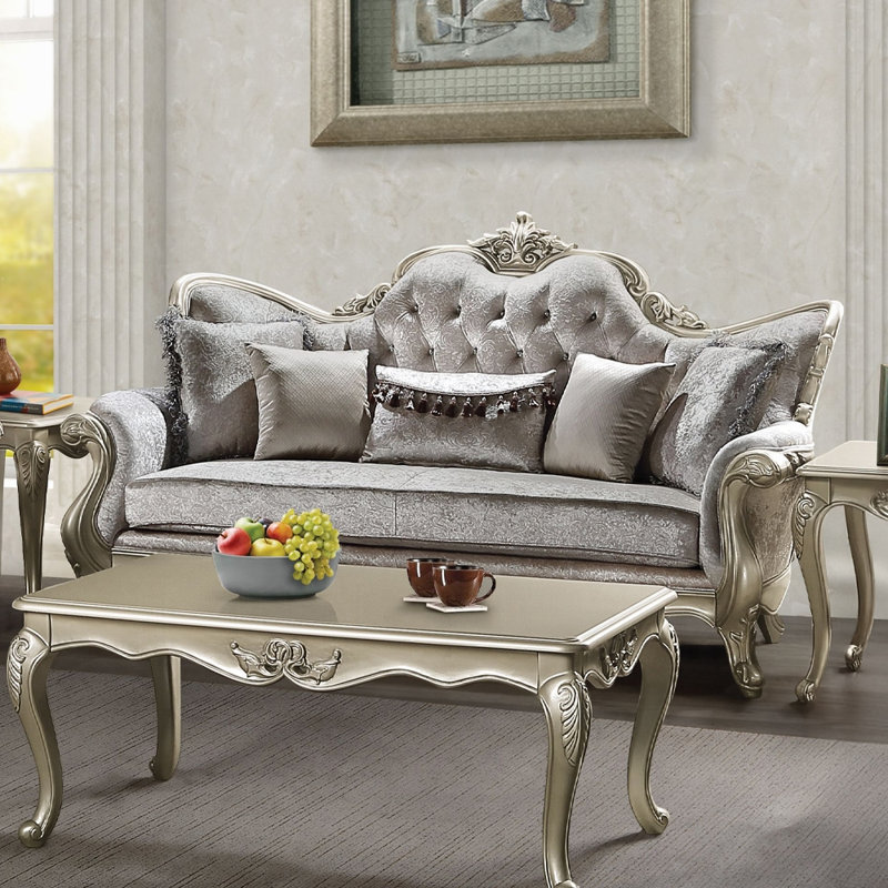 Canapé Libertee avec 5 coussins décoratifs et sièges moelleux
