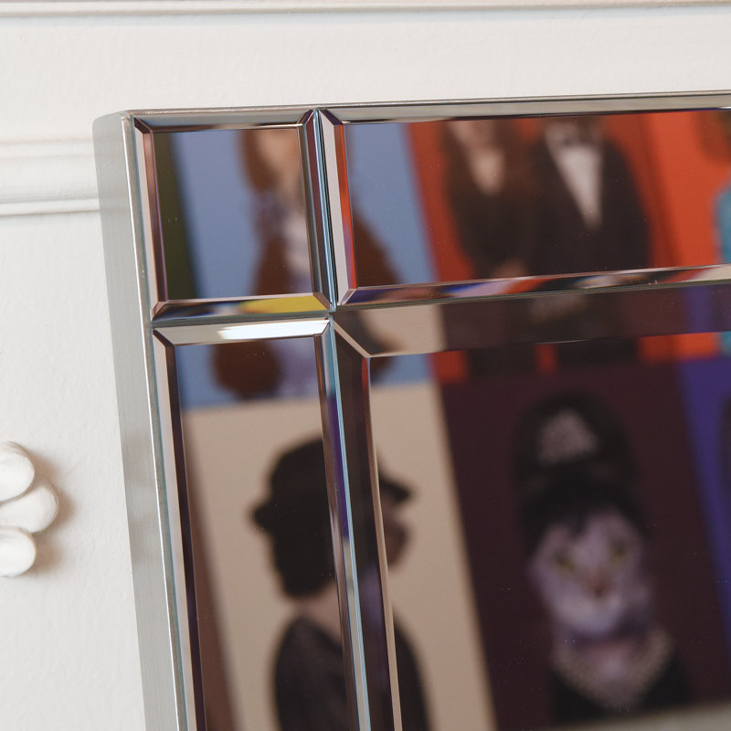 Norvin Solid Wood Rectangle Mirror, 24" x 54"