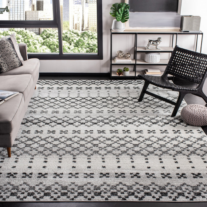 Finney Performance Geometric Rug, Rectangle 4' x 6'