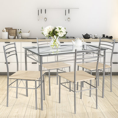 Glass Dining Set