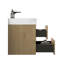 Meuble-lavabo en chêne naturel - 24 po avec tiroirs doubles et fonctionnement silencieux-2111632506-2111632509-2111632496