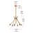 Gadberry 6 - Light Dimmable Bulb Chandelier-377829804