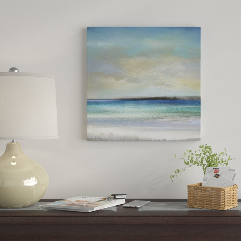 «At The Shore», reproduction sur toile, H 12 po x l 12 po x P 1,5 po, Pas de tapis, Toile tendue