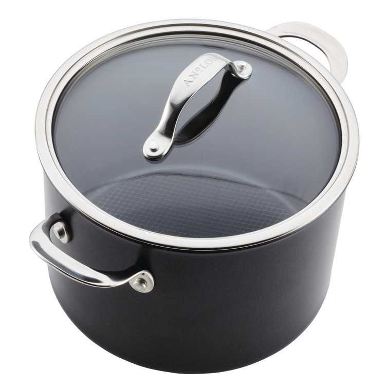 Anolon X Hybrid Nonstick Induction Saute Pan With Lid, 3.5-Quart, Super  Dark Gray - Bed Bath & Beyond - 38077502