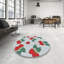 Tapis rouge à motif floral Danniella-471501900