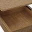 Table basse avec fonction de rangement réglable