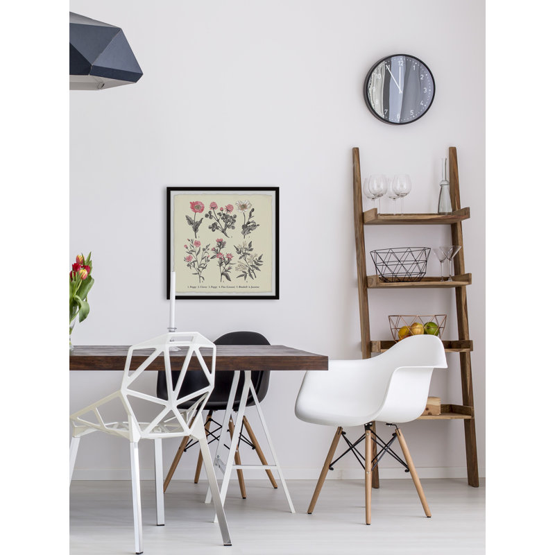 Bluebell and Jasmine 1 Piece Single Picture Frame Painting, 30cm H x 30cm W x 3.81cm D